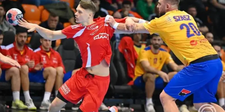 Handbal masculin: România cedează și în al doilea meci cu Ungaria dar jocul a arătat mai bine