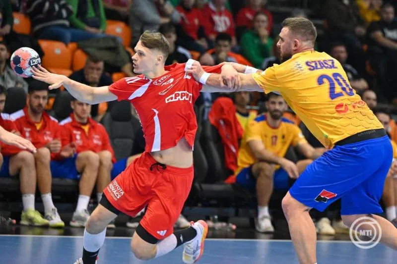 Handbal masculin: România cedează și în al doilea meci cu Ungaria dar jocul a arătat mai bine