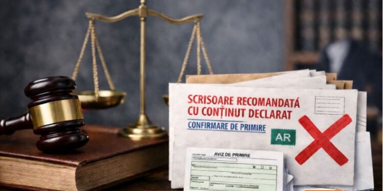 UNBR avertizează: eliminarea serviciului de scrisoare recomandată cu conținut declarat afectează procedurile civile