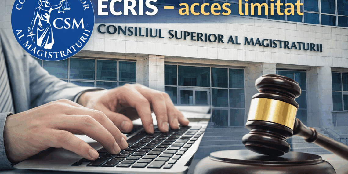 Decizie CSM cu impact major: procurorii pierd accesul direct la ECRIS și vor consulta dosarele doar pe bază de cerere