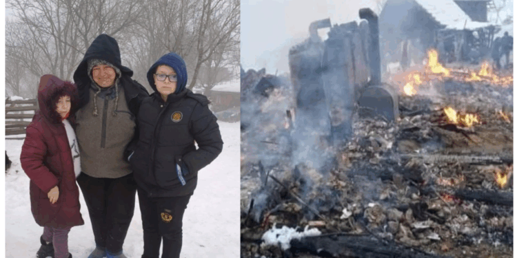 Din cenușă, spre un nou „acasă” – apel de solidaritate pentru o familie rămasă fără locuință