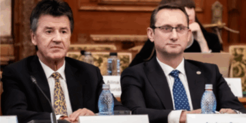 Reprezentanții societății civile din Consiliul Superior al Magistraturii: avocatul Ioan Sas și fostul procuror Fănel Mihalcea (foto dreapta-stânga). Sursă foto: Lumea Justiției