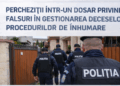 Percheziții într-un dosar de fals privind gestionarea deceselor și a procedurilor de înhumare.